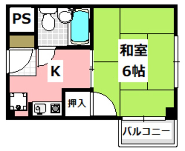 フローラルハイツの物件間取画像