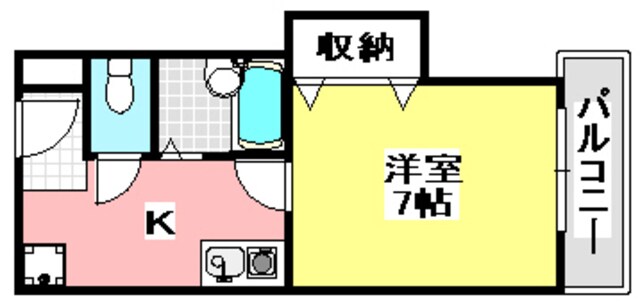 中村１０番館の物件間取画像