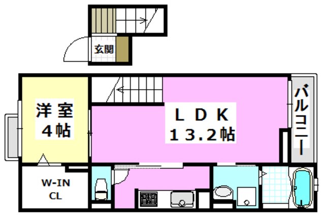 クレメントハウスの物件間取画像