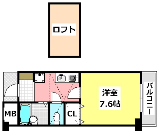 ヴィユーフルーヴⅡの物件間取画像