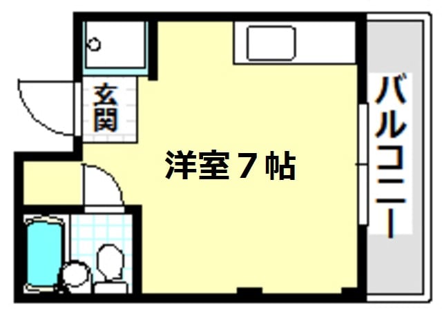 コーポ扇の物件間取画像