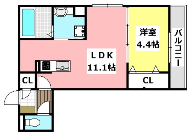 レストバレル上泉の物件間取画像