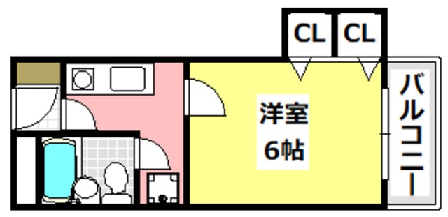 ハイツオーキタ竹橋の物件間取画像