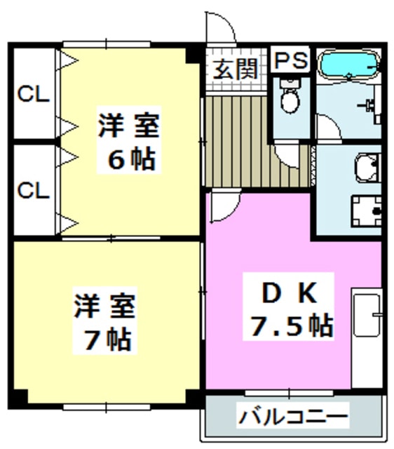 リブレ三光Ⅴの物件間取画像