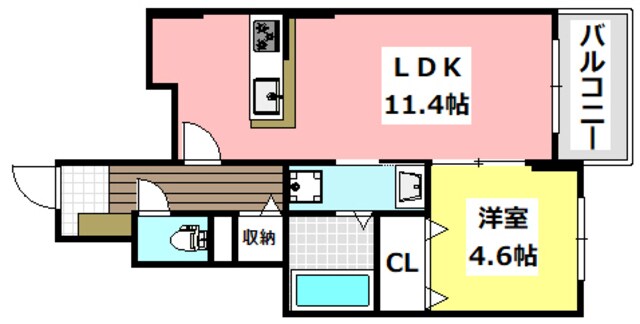 アルテール摂津の物件間取画像