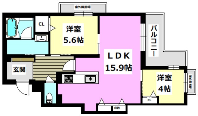 シャーメゾン クレリアの物件間取画像