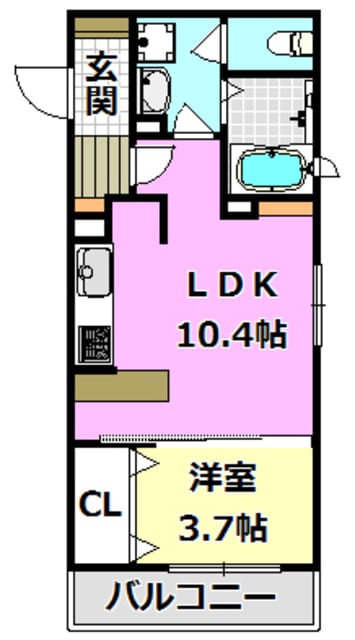 さくらⅡ番館の物件間取画像