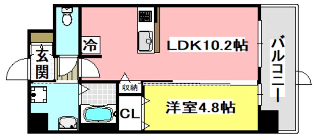 スプランディッド茨木天王の物件間取画像