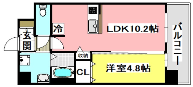 スプランディッド茨木天王の物件間取画像