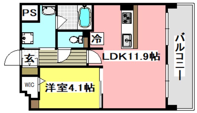 スプランディッド茨木天王の物件間取画像