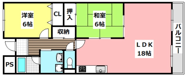 ブランドール山中の物件間取画像