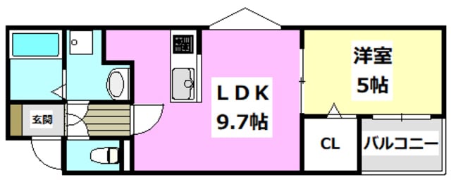 (仮称)La-Crea沢良宜西B棟の物件間取画像