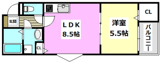 (仮称)La-Crea沢良宜西B棟の物件間取画像