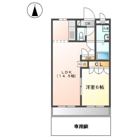 新守山駅 徒歩10分 1階の物件間取画像