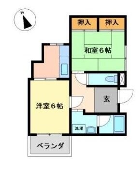 星ヶ丘駅 徒歩12分 3階の物件間取画像