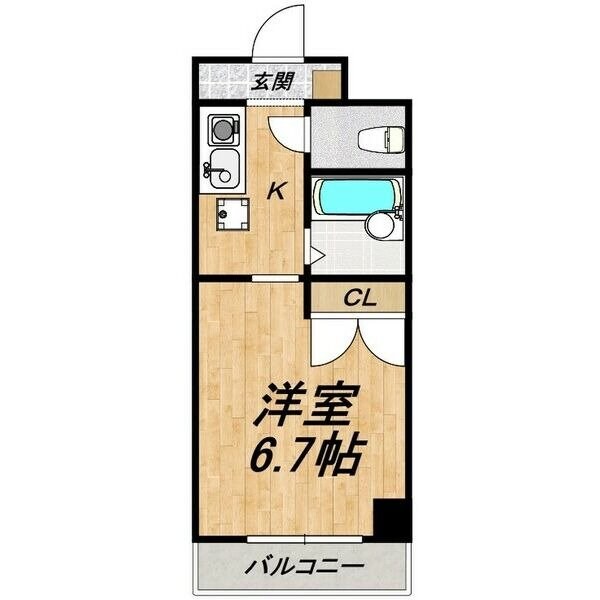 瓢箪山駅 徒歩7分 3階の物件間取画像