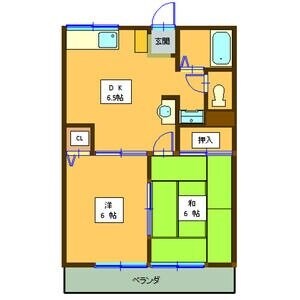 喜多山駅 徒歩6分 2階の物件間取画像