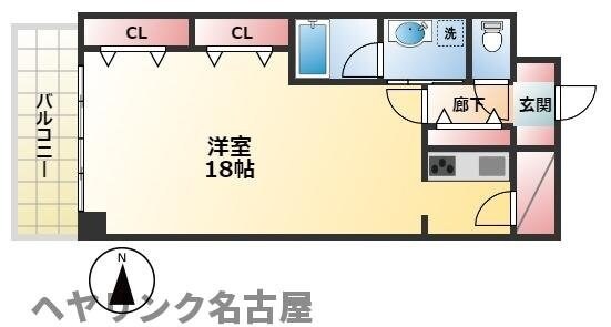 リーヴァストゥーディオ丸の内の物件間取画像