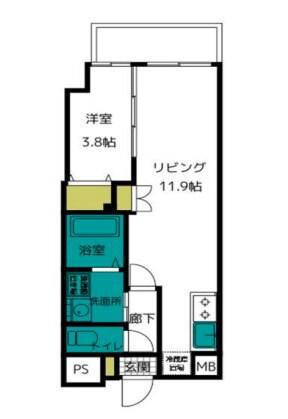 KMS新生水木通の物件間取画像