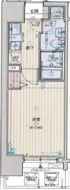 アドバンス神戸プラージュの物件間取画像