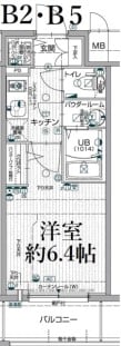 エスリード神戸兵庫駅アクアヴィラの物件間取画像