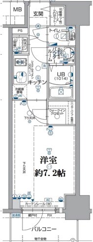 エスリード神戸レジデンスの物件間取画像