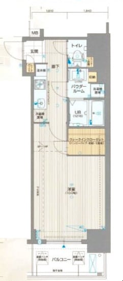 アスヴェル神戸元町2の物件間取画像