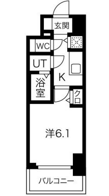 ポルトボヌール神戸湊川公園の物件間取画像