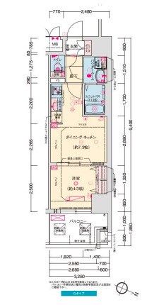 プレサンス神戸セレスティアの物件間取画像