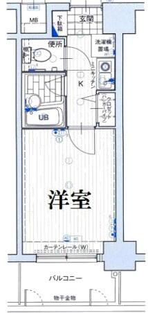 エスリード新神戸の物件間取画像