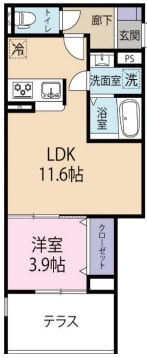 エムライズ兵庫駅前通の物件間取画像