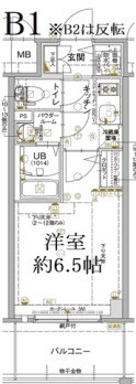 エスリード神戸兵庫駅ミッドポートの物件間取画像