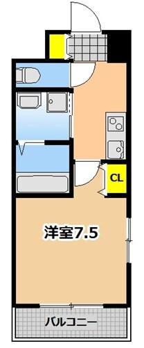 プライムライフ三宮磯上公園の物件間取画像