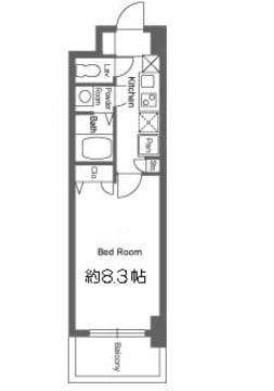 ウィルドゥ三宮イーストの物件間取画像