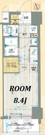 アスヴェル神戸元町海岸通の物件間取画像