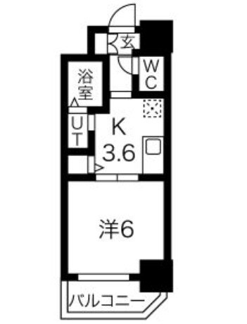 ワールドアイ神戸湊町の物件間取画像