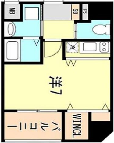 トヨトミステイプレミアム神戸湊川公園の物件間取画像