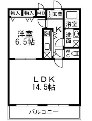 シャルマンフジ神戸芦原通の物件間取画像