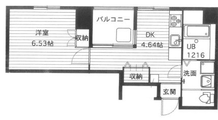 オープンセサミ元町通の物件間取画像