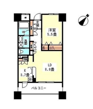 アーバネックス神戸駅前の物件間取画像