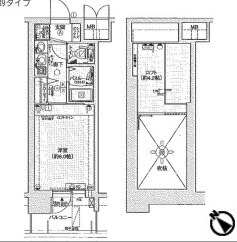 エステムコート三宮駅前ラドゥーの物件間取画像