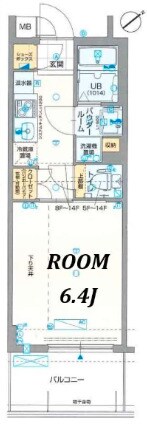 アスヴェル神戸元町2の物件間取画像