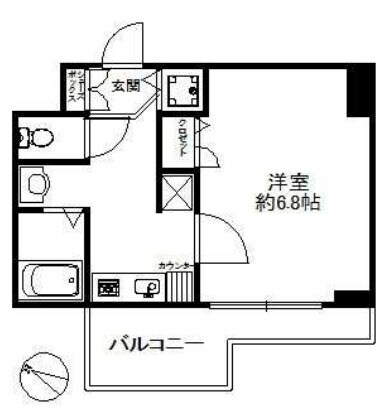 スワンズ神戸三宮イーストの物件間取画像