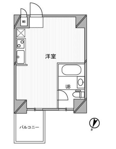 イーストヴィレッジ三宮の物件間取画像