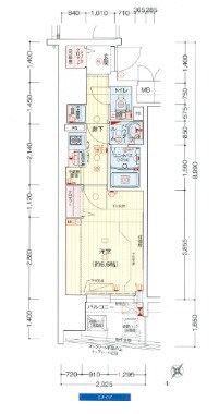 プレサンス神戸元町ミューズの物件間取画像