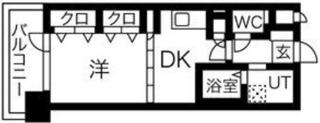 プレジール三ノ宮3の物件間取画像