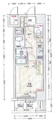 エステムプラザ神戸水木通グランクロスの物件間取画像