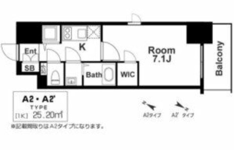 エスリード神戸三宮ラグジェの物件間取画像