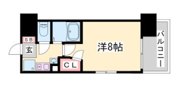 エステムコート三宮山手2ソアーレの物件間取画像