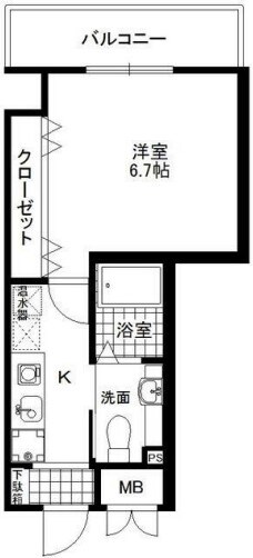 三ノ宮駅 徒歩7分 4階の物件間取画像